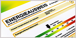 Energieausweis mit Energieeffizienzklassen